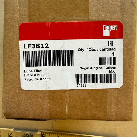 Oil‎ Filter LF3812 Compatible With Yanmar 3tnv88/4tnv88/4tnv98 Engine - Picture 4 of 4